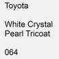 Preview: Toyota, White Crystal Pearl Tricoat, 064.